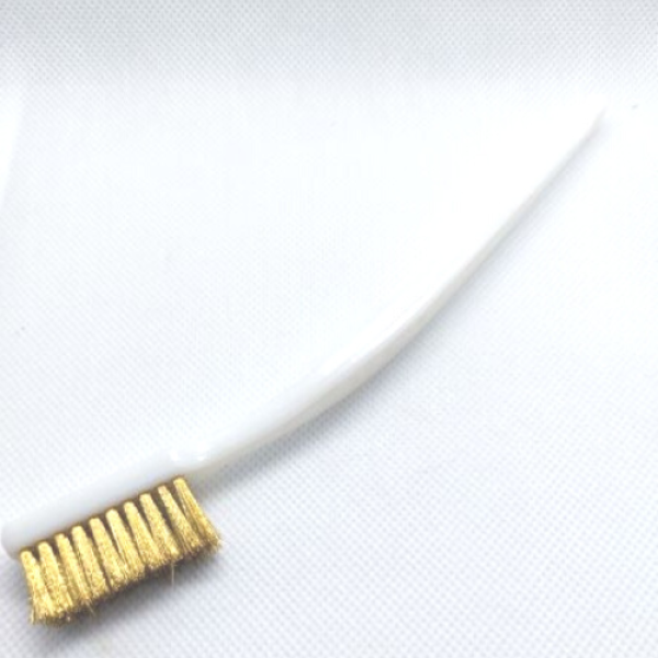 Koperen freesborstel met handvat – Reinigt instrumenten grondig